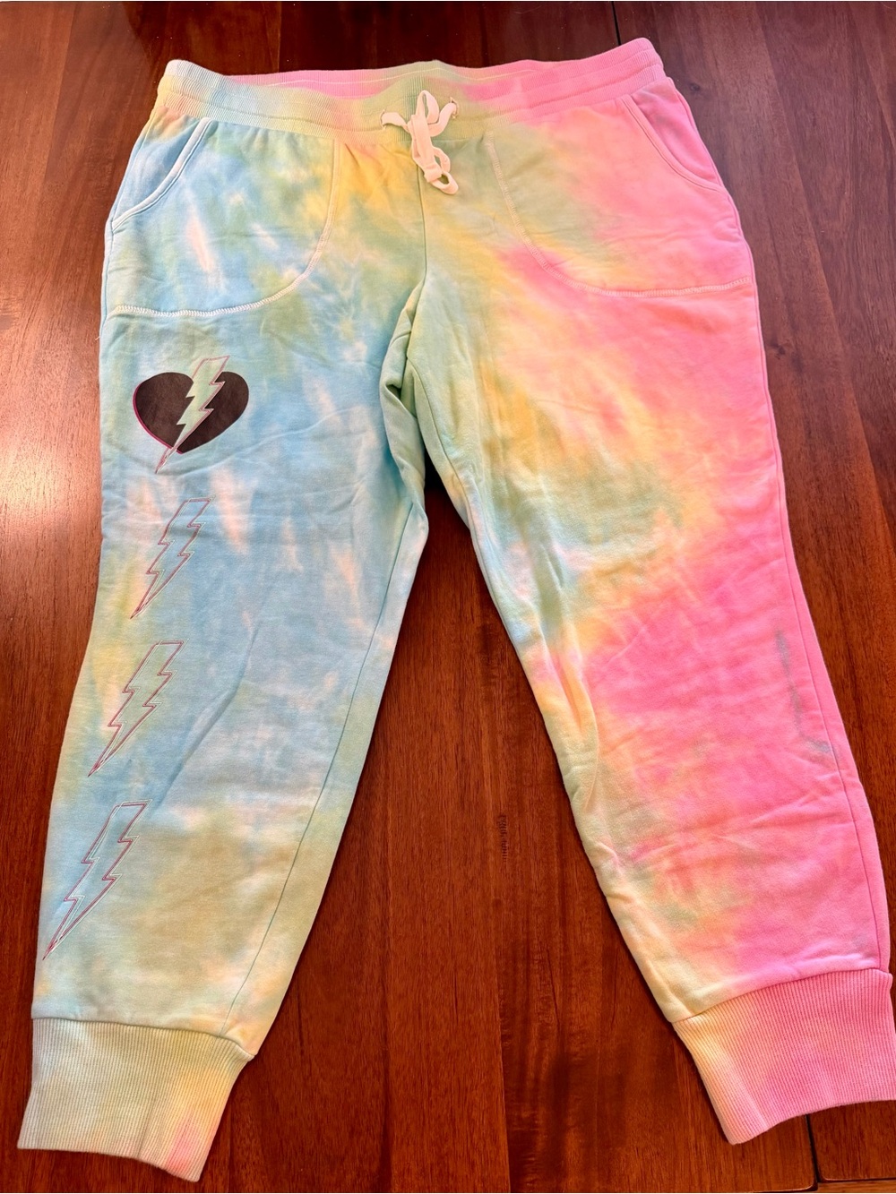 Torrid/Lovesick Tie-Dye Pastel Jogger Sweatpants